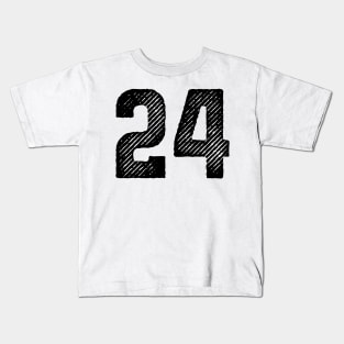 Rough Number 24 Kids T-Shirt